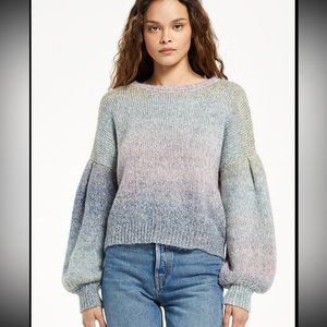 Kelsie on res sweater